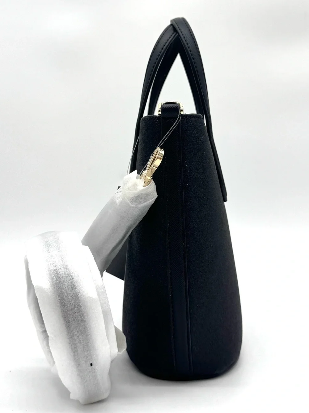 Kate Spade Glimmer Satchel Bag Black
